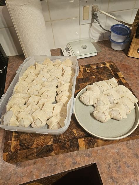 Homemade Pork And Shrimp Wontons Rfood