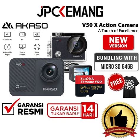 Akaso V50x New Version 4k Action Cam Akaso V50 X Action Camera Free T