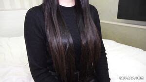 Lovely Sex With A Black Haired Long Haired Big Bre