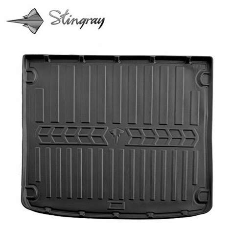 Коврик в багажник 3D AUDI A4 B7 2004-2008 (универсал) TPE с бортами ...