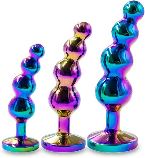 Amazon 3 PCS Metal Anal Butt Plug Sex Toys Gilingirl Stainless Steel Butt Beads With