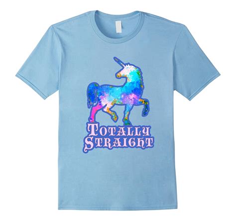 Totally Straight Unicorn Shirt Gift Lgbt Gay Pride Shirt Lvs Loveshirt