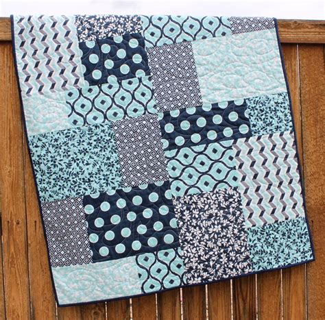 Baby Quilt Pattern Fat Quarter Quilt Pattern Big & Bold Baby - Etsy