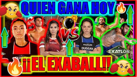 ENTERATE QUIEN GANA EL EXABALL HOY LUNES 3 DE ENERO EN EXATLON