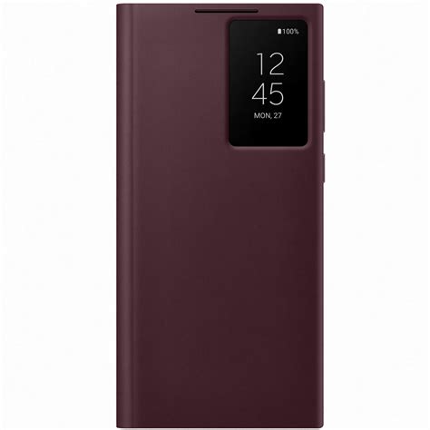 Husa Samsung Smart Clear View Cover pentru Galaxy S22 Ultra (S908), EF