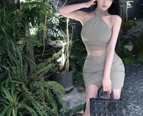 2color 폴라 크로스 민소매 홀터넥 탑 크로스 미니 스커트 투피스 셋업 셔링 미니 스커트 섹시 투피스 글램 투피스 Bj