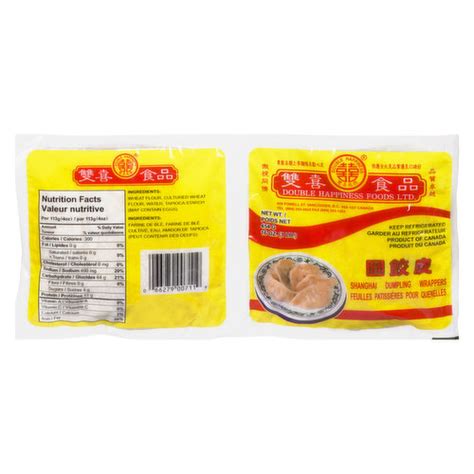 Double Happiness Foods Shanghai Dumpling Wrappers