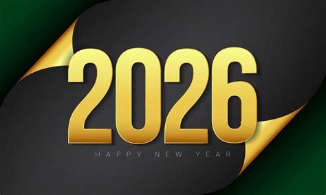 2026 Happy New Year Background Design. 33127426 Vector Art at Vecteezy