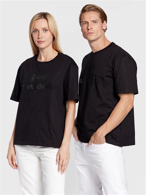 T Shirt Unisex Hot Dads Czarny Regular Fit Modivo Pl