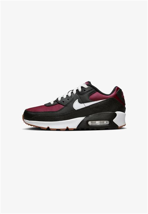 Nike Sportswear Air Max 90 Unisex Sneakers Low Blackwhite Team Red