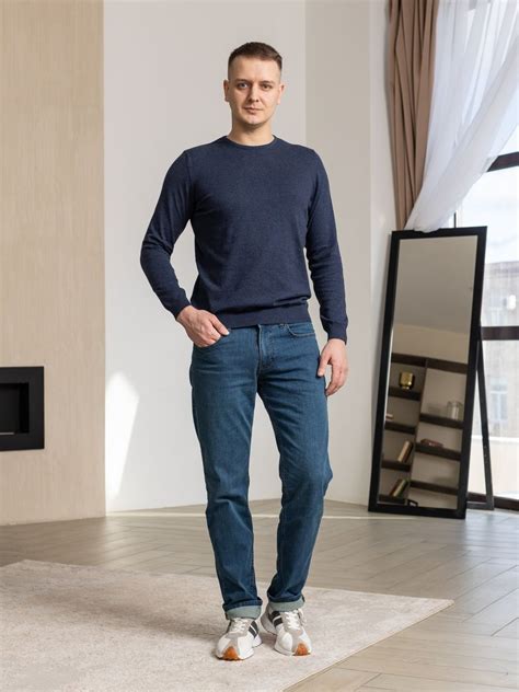 Купить 1861-30 Трикотажная футболка с рукавом мужская фиолетовый в СПб