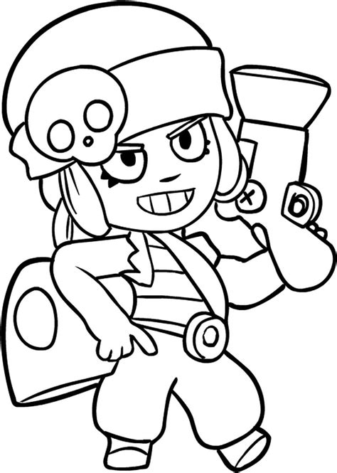 Раскраски Браво Старс (Brawl Stars). 100 картинок. Распечатать ...