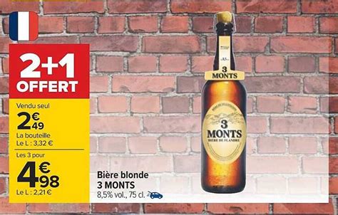 Promo Bi Re Blonde Monts Chez Carrefour Icatalogue Fr