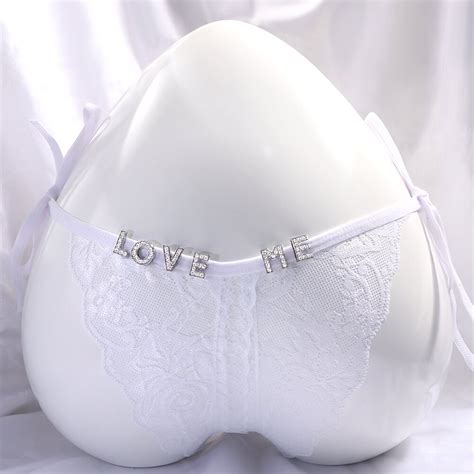 Custom Name Thong Custom G String Name Thong Personalized Thong Bikini Chain Valentines Day