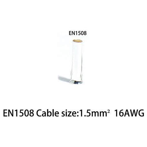 En Electrical Crimp Cord Wire Tube Naked Butt Wiring Copper Cable Naked Tubular Terminals