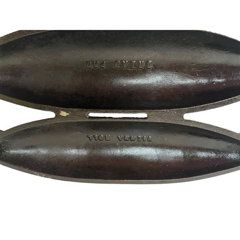 Griswold Antique Cast Iron Vienna Roll Bread Pan No 2 C1890 1915 Good