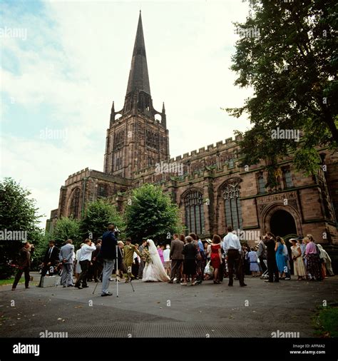 Cheshire Wedding At St Georges Church Stockport Stock Photo Alamy