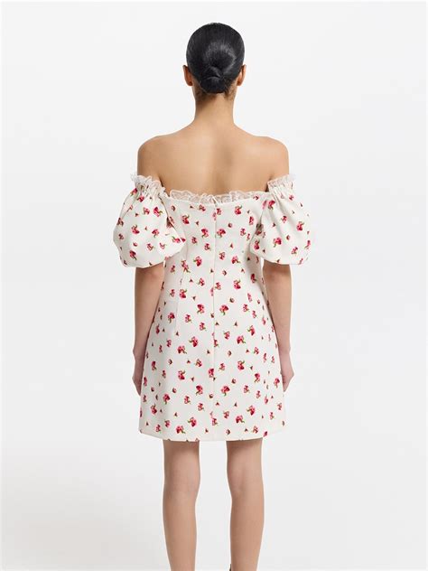 Платье мини с открытыми плечами 4254604512-59 - купить в интернет ...