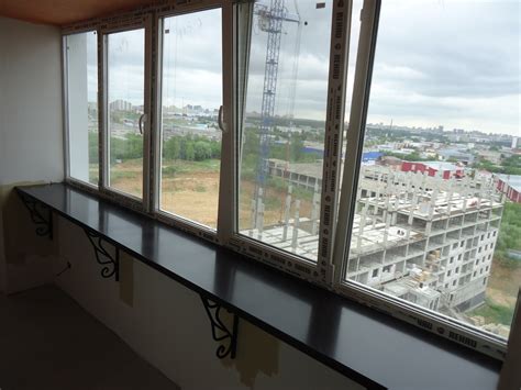 Подоконник из искусственного камня на балкон - Kingstone-kzn