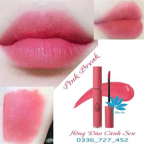 Son 3CE Velvet Lip Tint 4g Son Kem Lì Daffodil Taupe Definition Bitter Hour Like Gentle New Nude