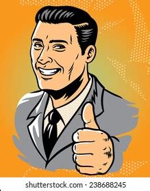 man thumb stock vector royalty   shutterstock