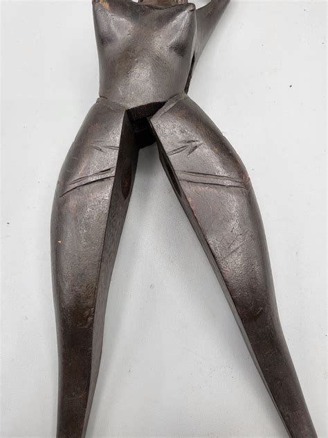 Circa S Hand Carved Naked Lady Wooden Nutcracker Etsy