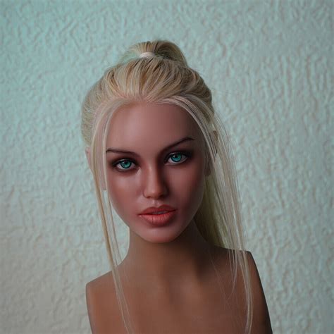 Real Oral Sex Doll Head Silicone Masturbator For Men Mobile Jaw Implanted Hair Ebay