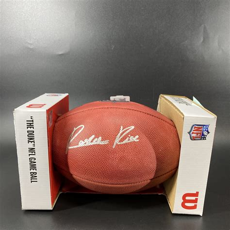 Nfl Chiefs Rashee Rice Signed Authentic Football The Official