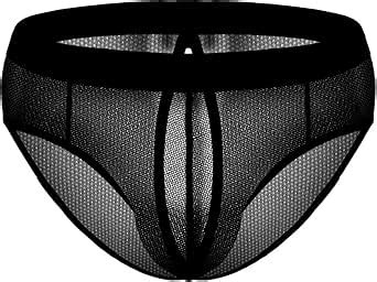 Briefs For Men Pack 12 Mens Sexy G String Thongs Mesh See Through Bag Hip Bikini Stretchy Briefs