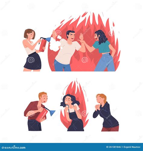 Angry Boy Shouting At Friend Cartoon Vector | CartoonDealer.com #141487509