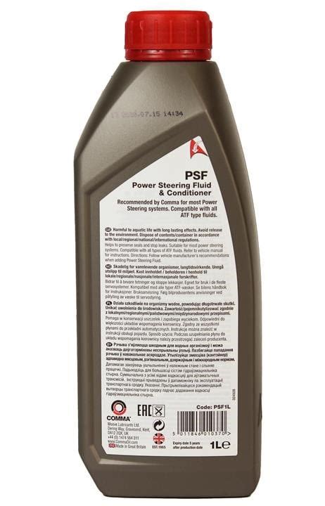 PSF1L Comma - Масло гидравлическое Comma Power Steering Fluid, 1 л ...