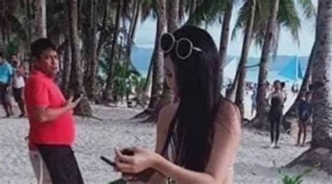 Taiwanese Tourist Arrested In Philippines For Wearing Revealing Bikini Thats Just A String