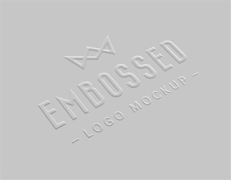 Embossed Logo Logodix
