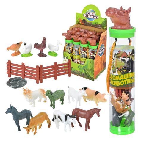 "ABtoys" Игровой набор Юный натуралист в тубе "Домашние животные" PT ...