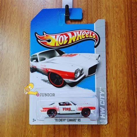 Camaro Rs Hot Wheels Carrinho Miniatura Mainline Shopee Brasil