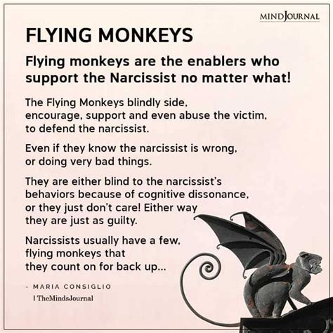 Flying Monkeys Are The Enablers Who Support The Narcissist Artofit
