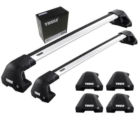 Portatutto Thule Completo Edge Clamp Per Peugeot 3008 Suv 17→ Con Tetto