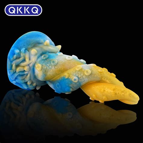 QKKQ Dildo Tentáculo de Fantasia para Homens e Mulheres Ventosa Animal