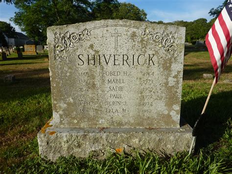 Obed Howes Shiverick Find A Grave Memorial