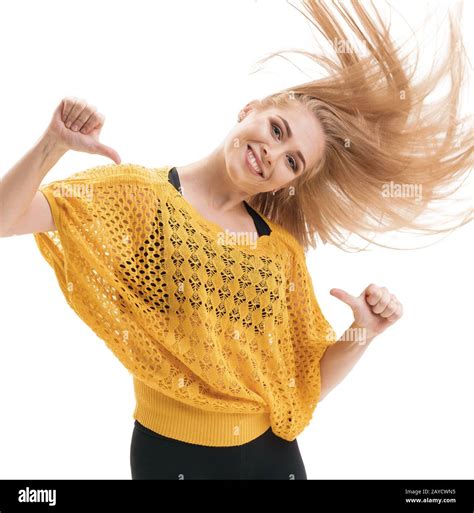 Slim Blonde Hi Res Stock Photography And Images Alamy