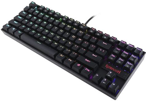 REDRAGON Kumara K552 RGB Wired TKL Gaming Mechanical Blue Switch ...
