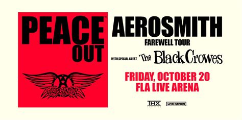 Aerosmith Announce Farewell Tour “peace Out”™ Rock Icons Historic Last