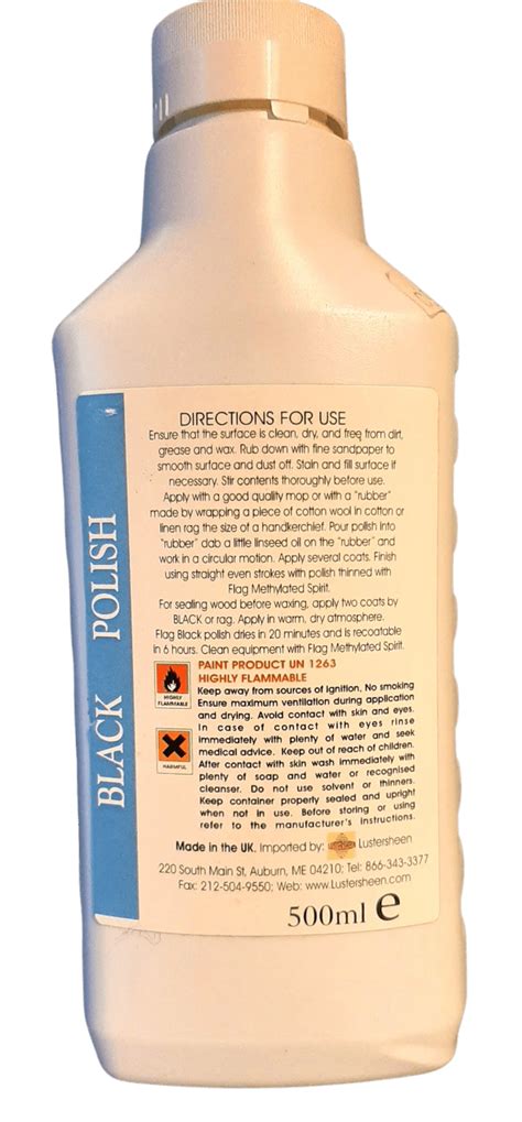 Flag Classic Black Polish Lustersheenonline