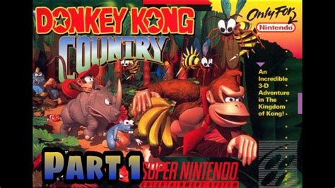 Donky Kong Country Part 1 RetroGames YouTube