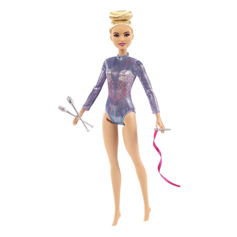 Poup E Barbie Gymnaste Blonde Mattel King Jouet Barbie Et Poup Es Mannequin Mattel