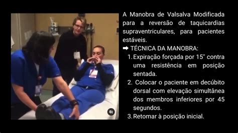 Manobra De Valsalva Modificada é Mais Eficaz Que A Convencional Youtube