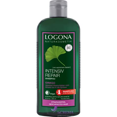 Logona БИО-Шампунь для сухих и поврежденных волос Гинкго Билоба, 250 мл