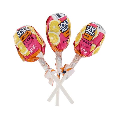 Jolly Rancher Pink Lemonade Lollipops at OneFlavorCandy Online Sweet Shop