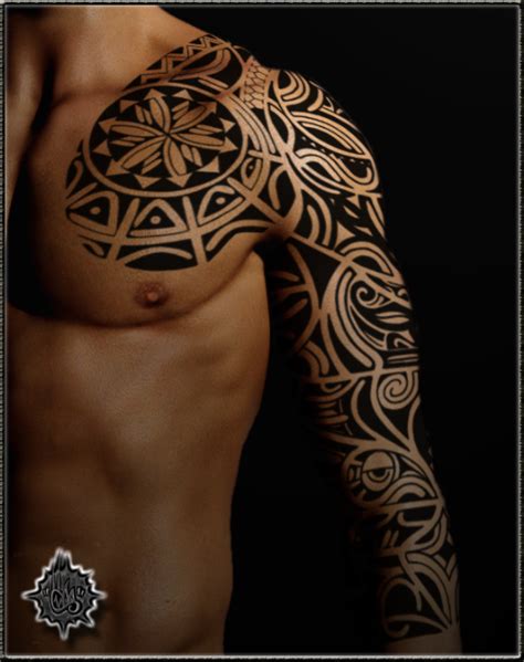 Tribal sleeve by shepush on DeviantArt