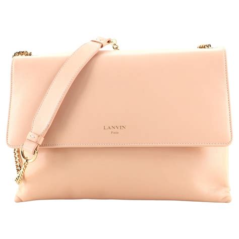 lanvin black leather box shoulder bag   stdibs lanvin vintage